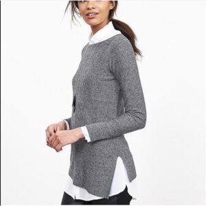Banana republic • asymmetrical hem sweater